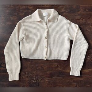 Aritzia Wilfred Nextdoor Merino Wool Cardigan